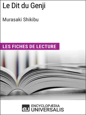 cover image of Le Dit du Genji de Murasaki Shikibu